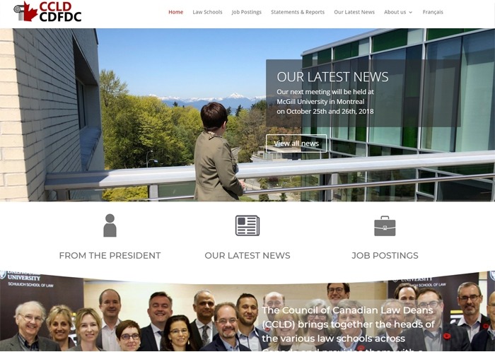 CCLD-website Canadian Council Law Deans